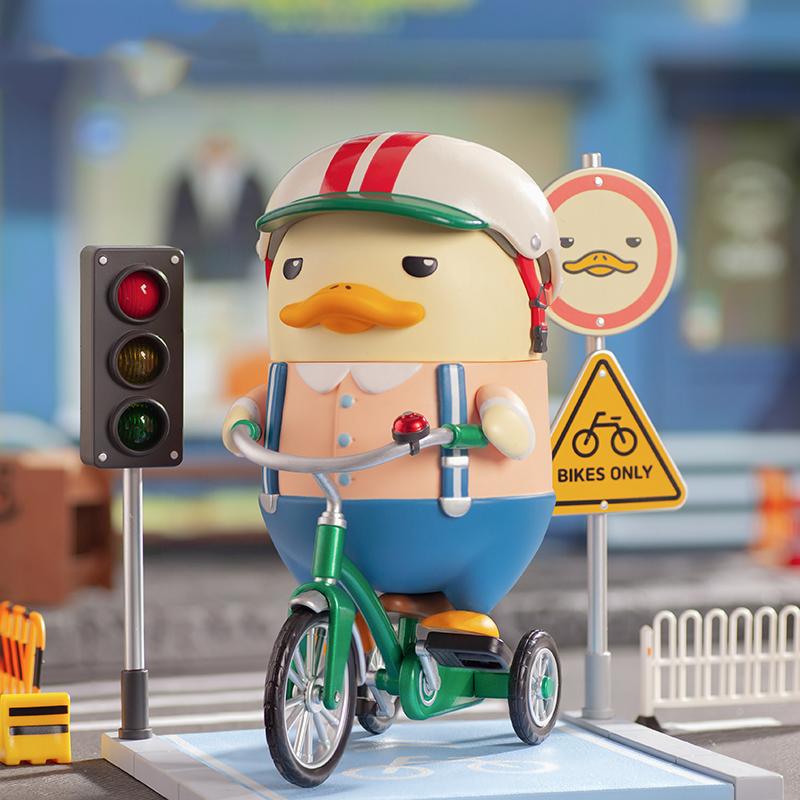 New POP MART DUCKOO Tricycle YA Large Size Trendy Figures 14cm 210950399