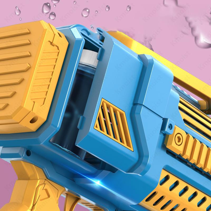 Automatic Bubble Gun Electric Start Light Space Soap Bubbles Machine Children Outdoor Wedding Party Toys Gifts For Kids