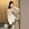 New Winter Environmentally Friendly Fur Coat Women's Short White Loose Lamb Wool High-end Rabbit Fur Plush Top