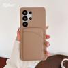 Lychee Leather Card Wallet Holder Slot Phone Case For Samsung Galaxy S25 S24 S23 FE S22 Ultra Plus A13 A53 A54 A35 Cover