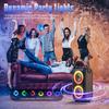 80W Bluetooth Speaker Super Deep Huge 105dB Sound Portable Party Mixed Color LED 24H Bluetooth USB TF W-KING Loud, Bass, Speaker, Light, Playtime,