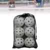 40 Buracos Pickleball Torneio Quadras Externas Cores de Alta Visibilidade Brincar Artigos Esportivos 6x Bolas de Pickleball