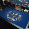 Leeds United Benutzerdefinierter Name Große Größe Mauspads Große Gaming-Tischunterlage Rutschfest für Laptop Tablet Großes Mauspads XXL Matte Mini-PC-Spielmatte Mit Verriegeltem Rand