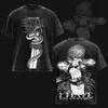 VINLAND SAGA Manga T-shirt Thorfinn Printed Tshirt For Men's Clothing Vintage Washed Oversized T Shirt 100% Cotton Tees Tops