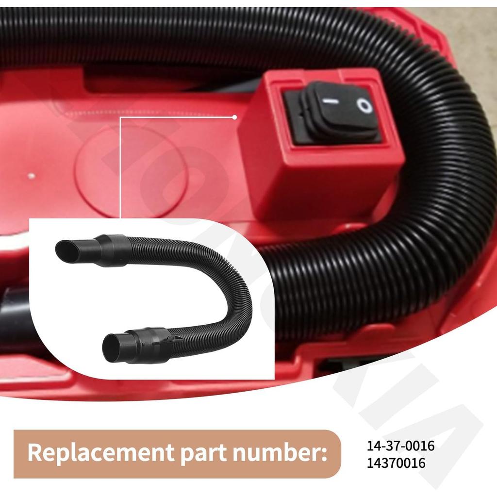 14-37-0105 14-37-0016 Tubo Flessibile Compatibile Con Aspiratore Umido/Secco Modello 18V PACKOUT Tubo Flessibile per Aspiratore Packout 0970-20