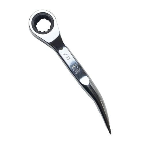 

Warabi Ueda Gear Wrench with Spindle, 17mm, Fully Polished, Lightweight Work Tool