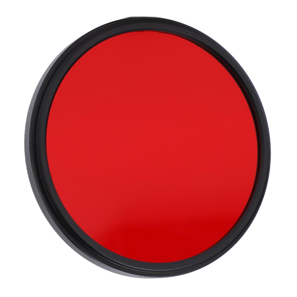 Threaded Camera Lens Filter Full Red Color Filter Optical Glass for Nikon Camera Lens62mm