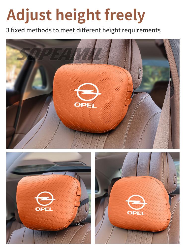 Opel Astra Corsa Grandland Insignia Mokka Vectra GTC Tigra Vivaro Zafira Combo Vivaro Delica Car Bouble-Sided Headrest Backrest