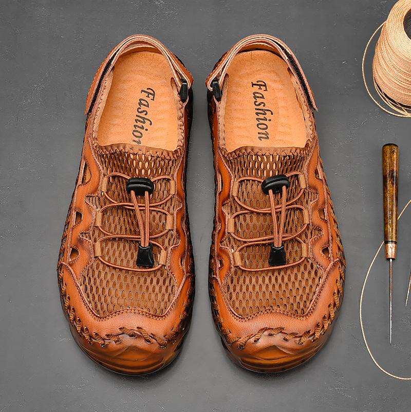 38-46 Men's Plus Size Lightweight and Fashionable Casual Sandals Breathable Beach Sandals