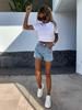 2024 Summer Street Fashion Women's Embellished Denim Shorts