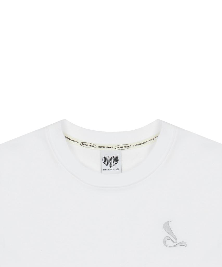 LUVISTRUE Curved L Set Tee(White)