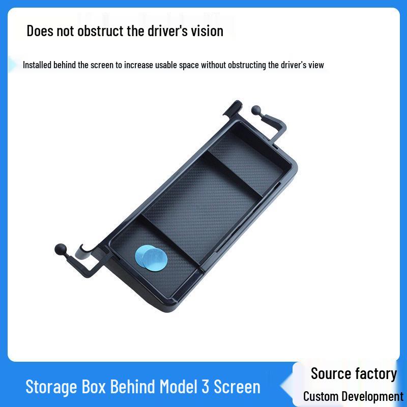 Tesla Model 3 Refresh Rear Console Storage Box & Phone Holder Center Console