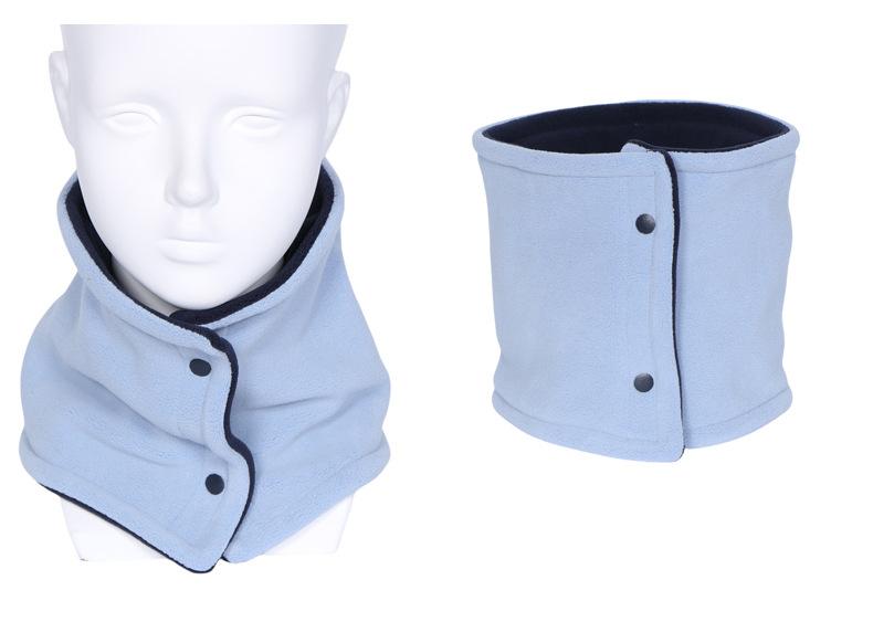 Winter Couple Double-sided Polar Fleece Neck Gaiter Luxury Brand Thick Ring Muffler for Women Warm Cashmere Neck Cover Scarf