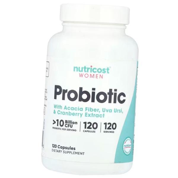 

Пробиотик для женщин, Women Probiotic 10 Billion, Nutricost 120капс (69647003) 120caps