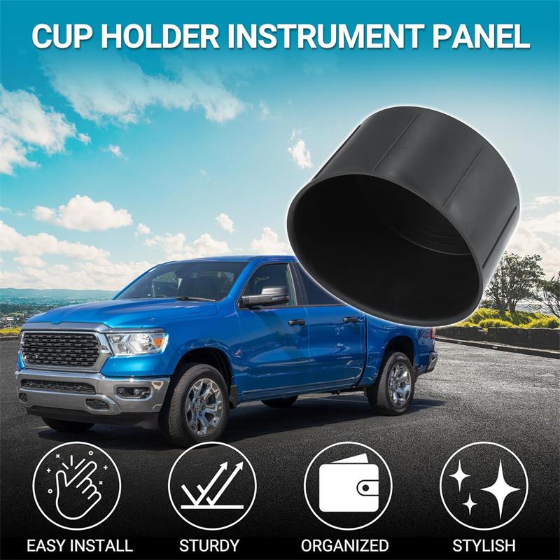Hight Quality Center Console Cup Holder Rubber Insert For Dodge Ram 1500 2500/3500 1Eb17Dx9Ab