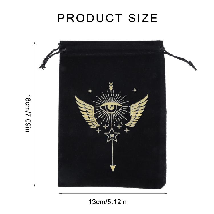 Storage Bag Board Game Cards Drawstring Package Witch Divination Crystal Packing Pouches Gift Bag Tarot Carrying Pouch