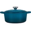 Cast Iron Roaster Le Creuset Signature Round 24 Cm Deep Teal 4.2 L (21177246422430)