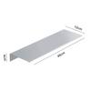 Väggfäste Badrum Flytande hylla Stansfri självhäftande Kraftig aluminiumlegering Multifunktionell förvaringsställ Hållare Organizer Hemtillbehör
