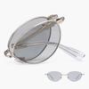 RECLOW Stainless Epoca F Folder Sunglasses Gray