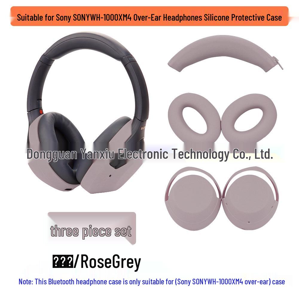 Schutzhülle aus Silikon für SONY WH-1000XM4 Ohrmuscheln, Kopfbügel und Ohrpolster