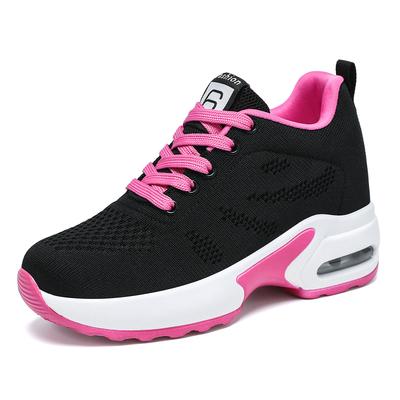 Damenschuhe Mesh Atmungsaktiv Plateau Sneaker Unisex Rutschfest Dämpfend Freizeit Sneaker