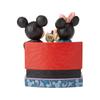 Enesco Disney Traditions by Jim Shore Mickey and Minnie Mouse Soda Shop Figurine, 6.25 Inch, Multicolor