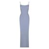 Skims Kardashian Yi Mengling same Spice Girl Threaded Suspender Dress Women's Halter Skinny Hip Wrap Long Skirt