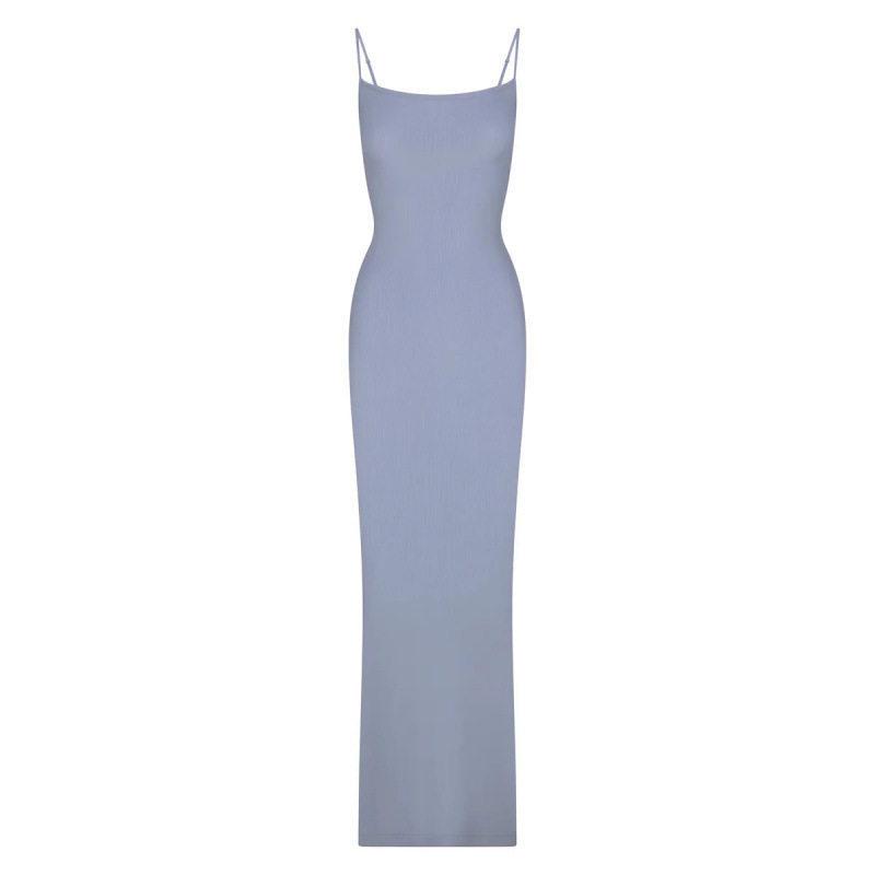Skims Kardashian Yi Mengling same Spice Girl Threaded Suspender Dress Women's Halter Skinny Hip Wrap Long Skirt