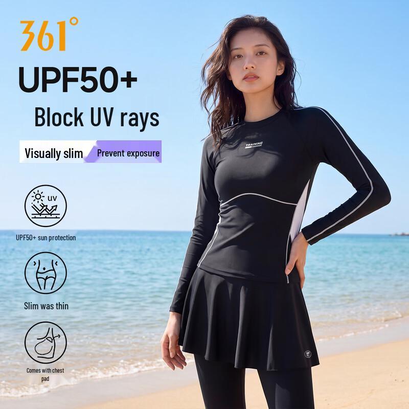 361° Women s Long Sleeve Rash Guard & Pants Swimsuit Set 2XL