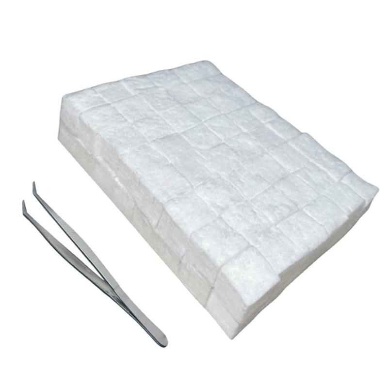

96Pcs Ceramic Wool Wick Table Top Firepit Sponges Cotton Cores Small Ceramic Wool Wick for Ethanol Fireplaces Fuels 1