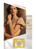 YaLalusi Gold Diamond Women's Watch with Diamond-Set Bracelet