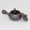 Saji Pottery Diamond Made in Brown Banko-yaki Teapot, Small, 80ml, Irokyu, Chestnut-Shaped Design, Japan, K7-103-81,
