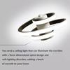 Modern LED Ceiling Light Black/White Spiral Line For Living Room Bedroom Hallway Aisle Entrance Study Indoor Lighting Fixtures