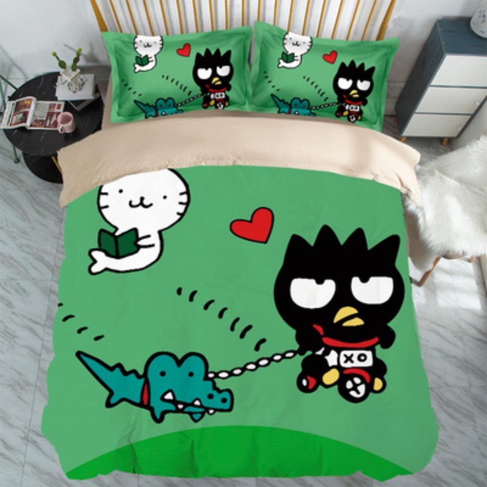 Cool Penguin Duvet Cover Pillowcase Bedding BoyGirl Bedroom Decoration Children-Gift Single Double Large SizeZip Duvet Cover