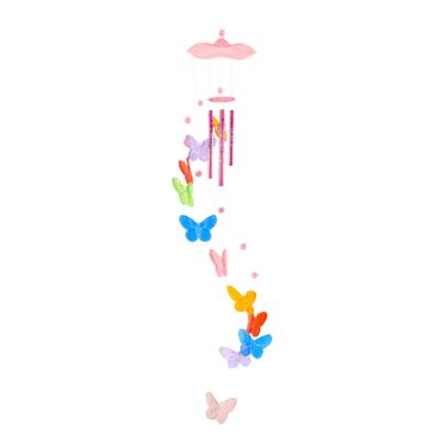 Fashion Butterfly Wind Hanging Decoration Chime Bell Lucky Garden Ornament Gift