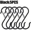 S-Shape Hook Stainless Steel Clothes Bags Towels Hanging Rack Multi-function Kitchen Bedroom S Hooks Home Storage Organizer