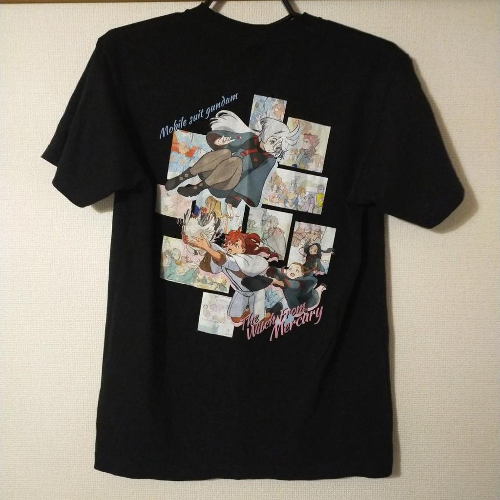 [USED] Excellent Condition Mobile Suit Gundam Comet Witch T-shirt, Size M, Beautiful Illustration