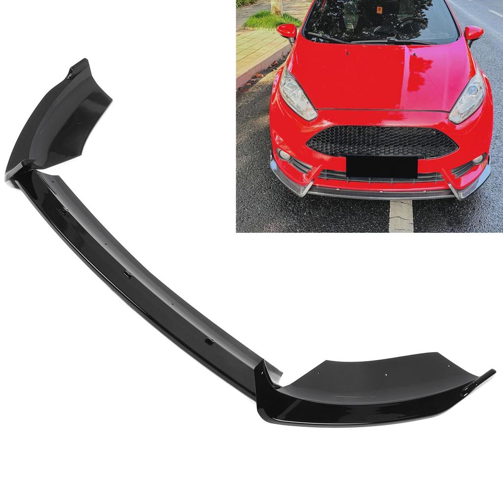 3Pcs Front Bumper Lip Spoiler Splitter Sporty   Front Lip Spoiler Splitter Protector for   B‑ 