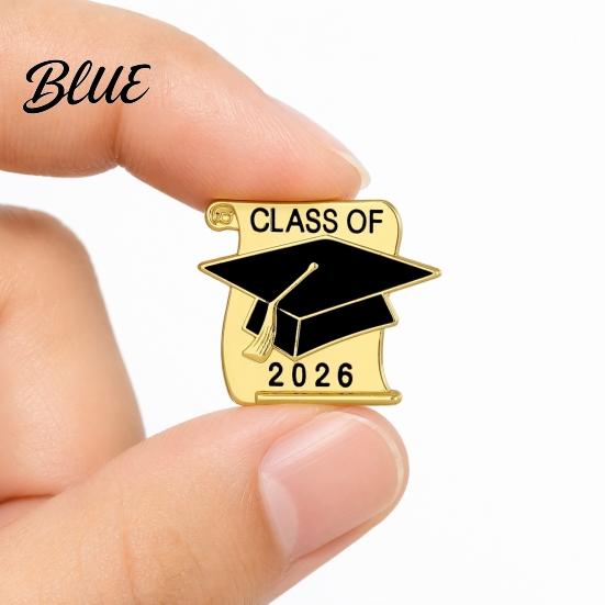 Wear-resistant Graduation Badge 2026 Brooch Pin Cap Star Scroll Paper