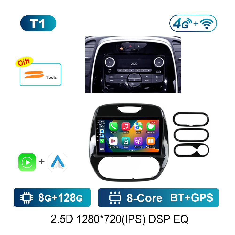 Android OS Car Video Multimedia Player for Renault Kaptur 2016 - 2019 GPS DSP Stereo WiFi BT 4G Carplay Auto Tools Cooling Fan