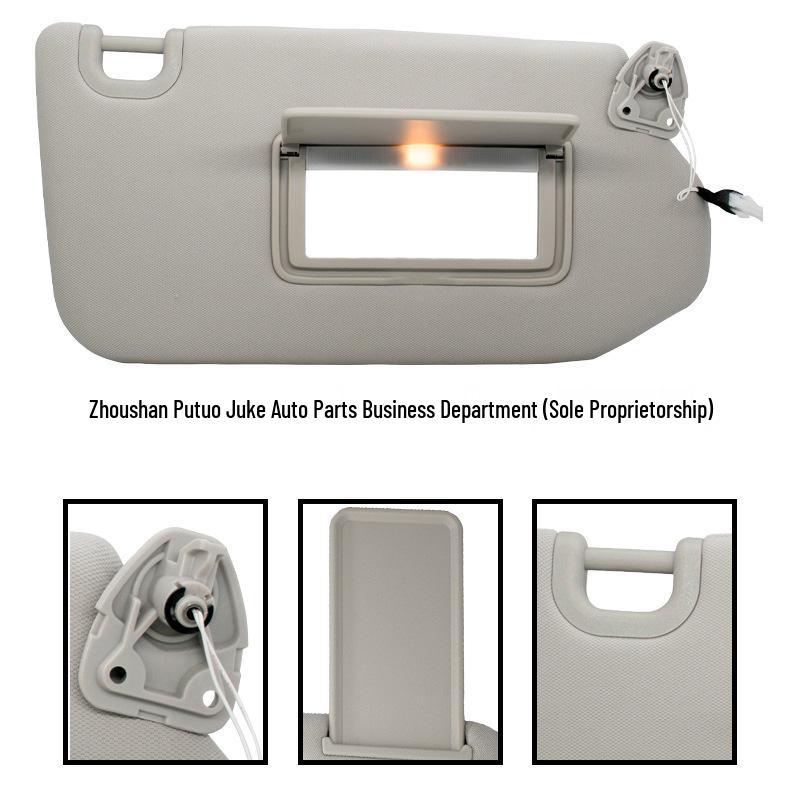 Infiniti QX60 Gray Sun Visor Pair (Parts 96400-9PB0A) for 2013-2018 Models