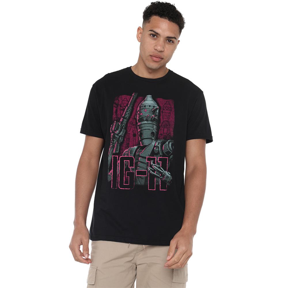 Star Wars: The Mandalorian Unisex Adult Ig11 Bounty Hunters T-Shirt
