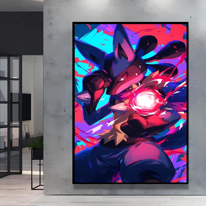 Lovely Pikachu Decorative Painting High Quality Printing Vivid Colors Adds Unique Charm To Your Living Room and Bedroom