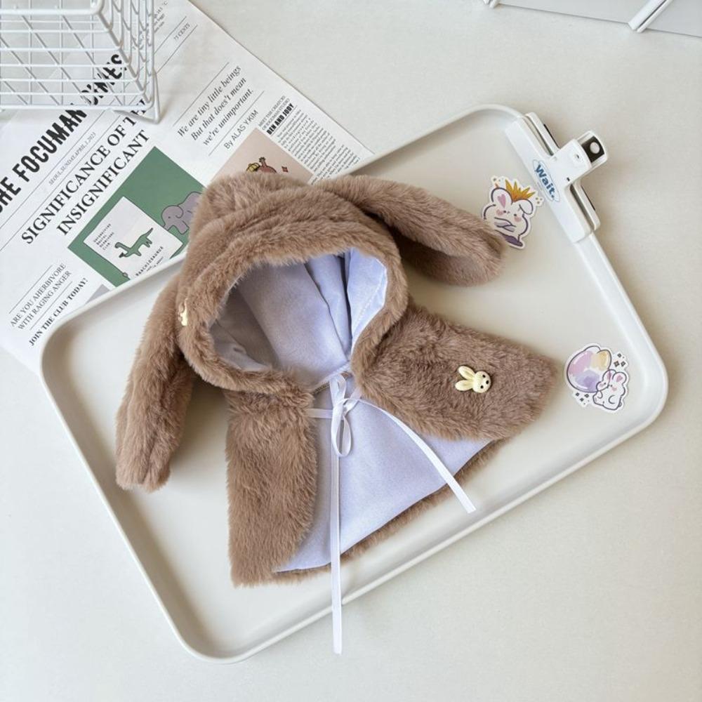 Plush Cloak 20cm Cotton Doll's Clothes Outfit No Attribute Doll Clothes  20cm Cotton Doll
