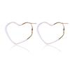 Geometric Elegant 2021 Heartshaped Alloy Earrings For Women In Colors Bright
