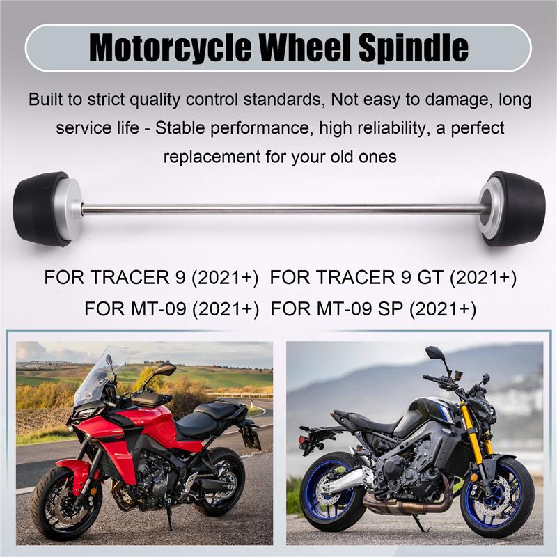 Motorcycle Wheel Spindle Wheel Spindle For MT-09 For  MT-09 MT09 Tracer 9 Motorcycle Parts  Wheel Spindle