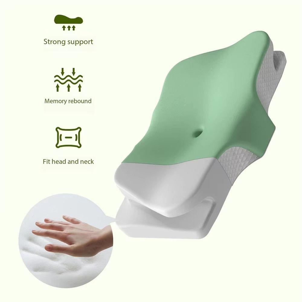 Butterfly Shaped Ergonomic Neck Pillow Slow Rebound Neck Guard Pillow  Cervical Protection