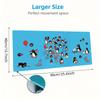 Penguin Party Adventure Large Size Mouse Pad Large Gaming Table Cushion Nonslip Laptop Tablet Big Mousepad Xxl Mat Mini Pc Playmat With Lock Edge