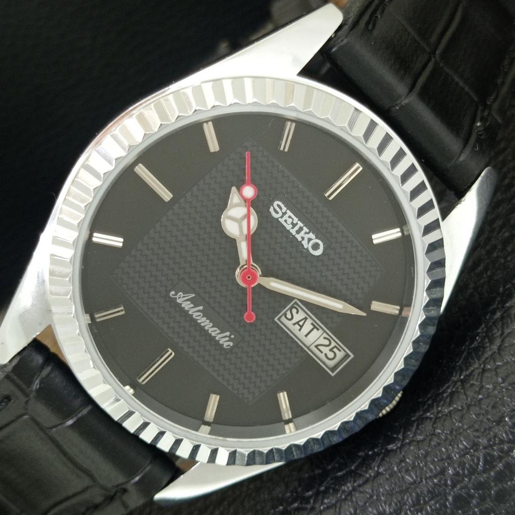 

ОТРЕМОНТИРОВАННЫЕ МУЖСКИЕ ВИНТАЖНЫЕ ЯПОНСКИЕ АВТОМАТИЧЕСКИЕ ЧАСЫ SEIKO 6309A ЧЕРНЫЙ ЦИФЕРБЛАТ a443175-1