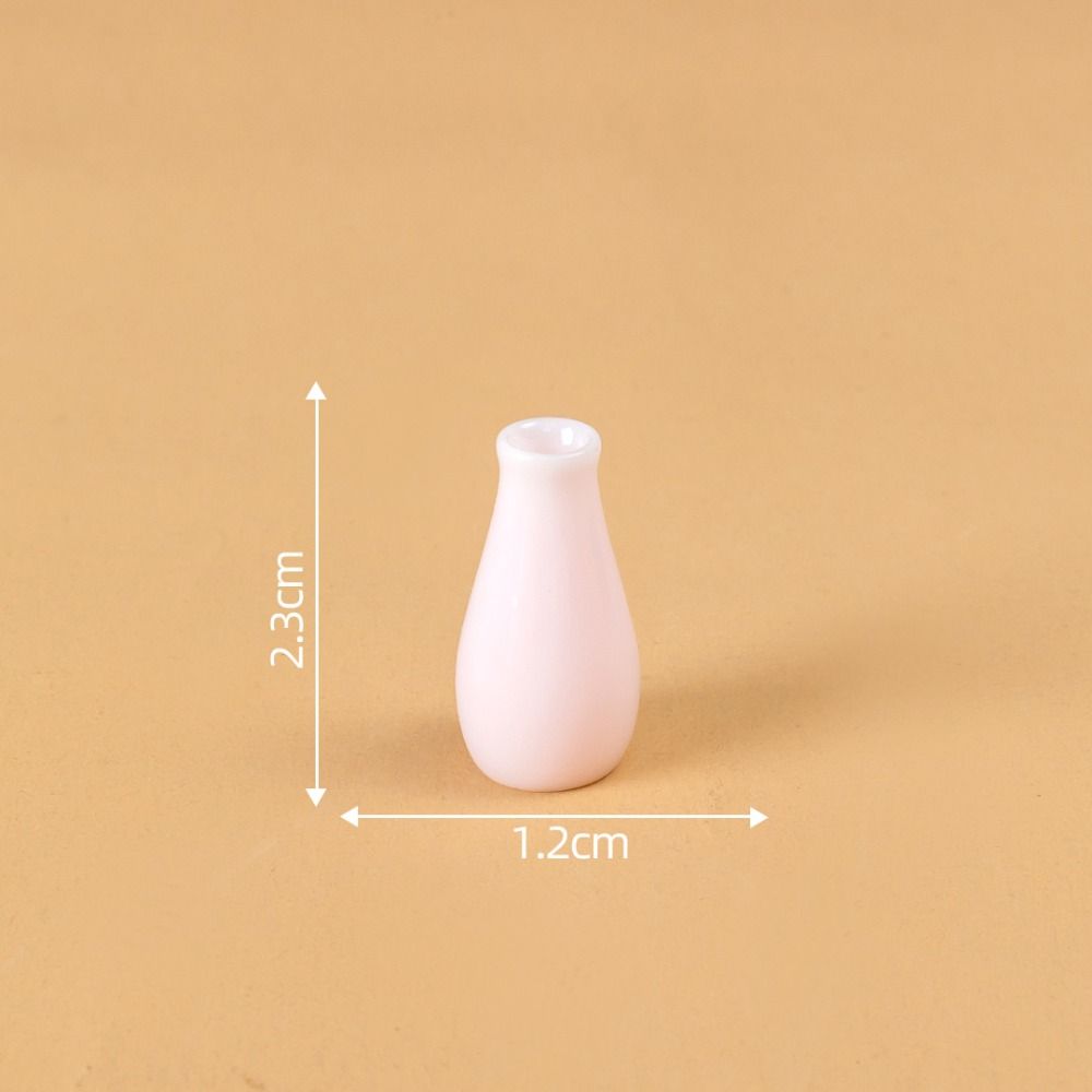 Simulation Color Doll House Vase DIY Miniature Figurines Creative Small Vase